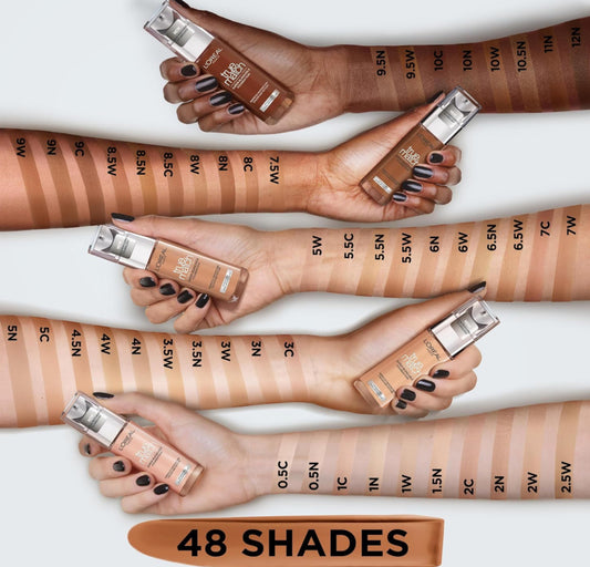 L'Oreal Paris Foundation True Match Liquid Foundation 2N with Hyaluronic Acid & SPF 16 30ml