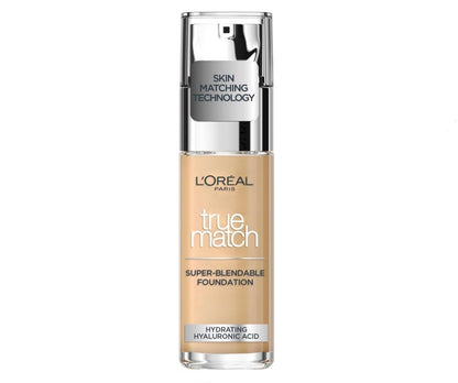 L'Oreal Paris Foundation True Match Liquid Foundation 2N with Hyaluronic Acid & SPF 16 30ml